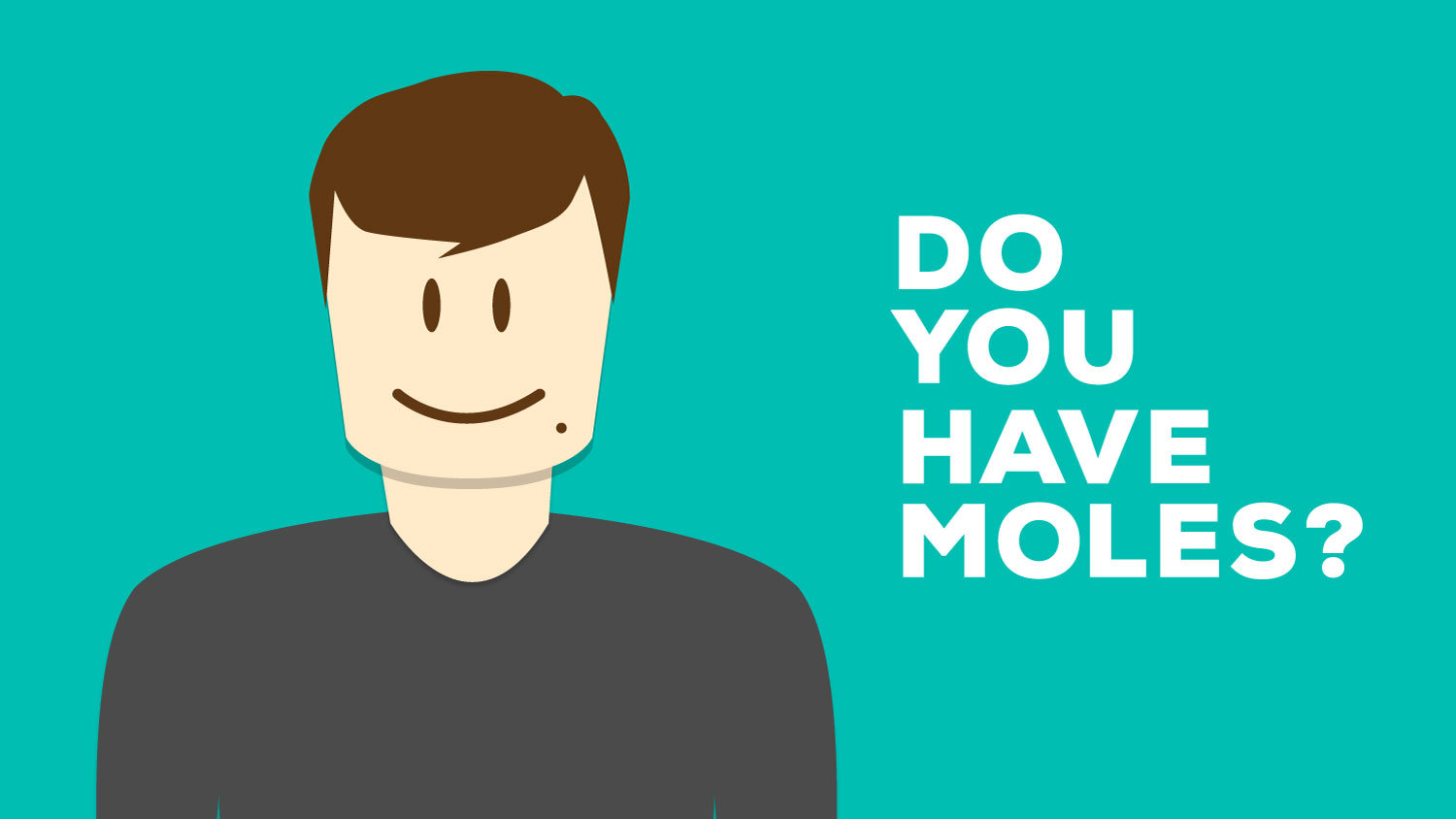 do you have moles